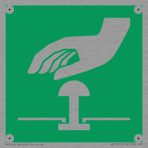 E020 safe condition emergency stop button